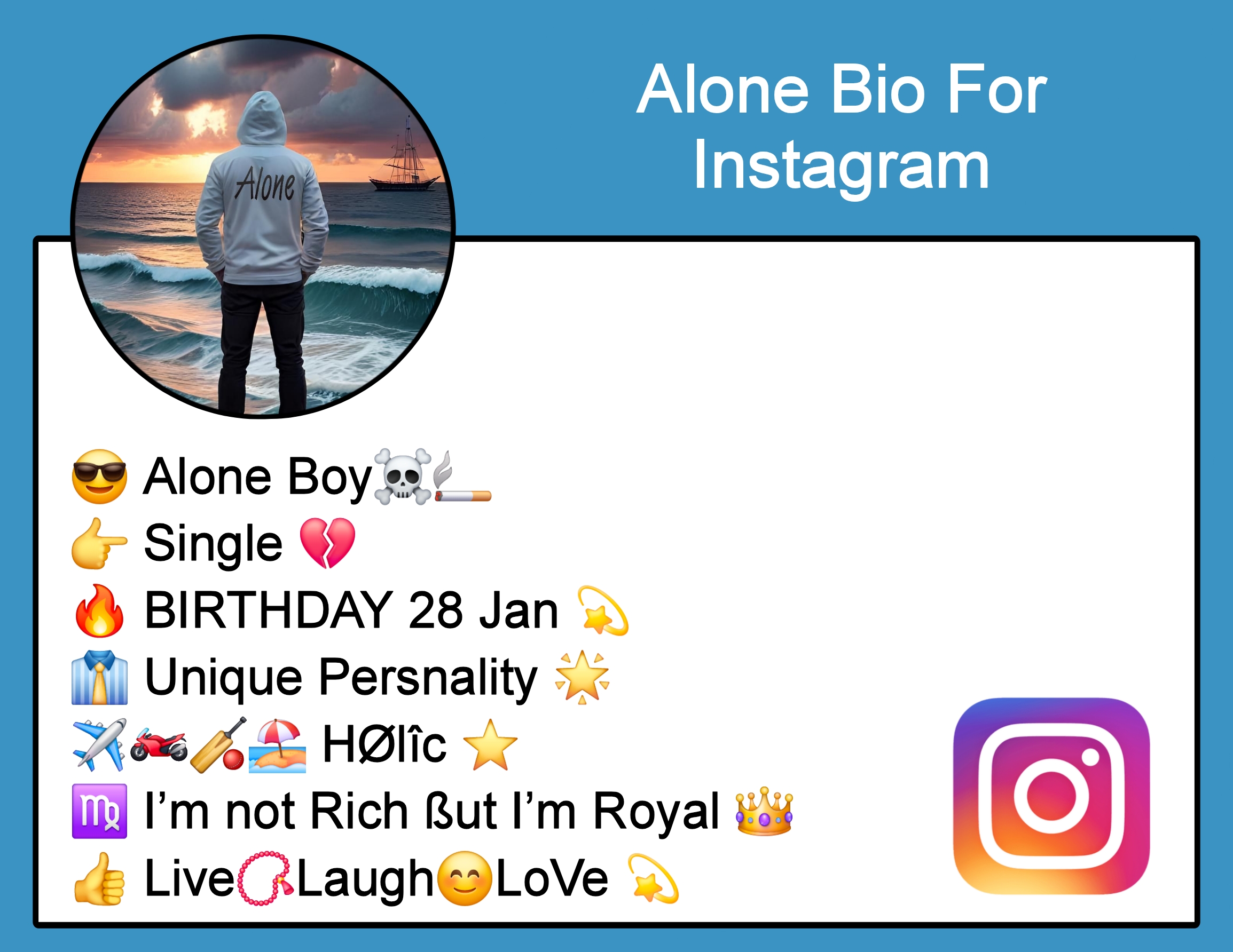 Alone Bio For Instagram