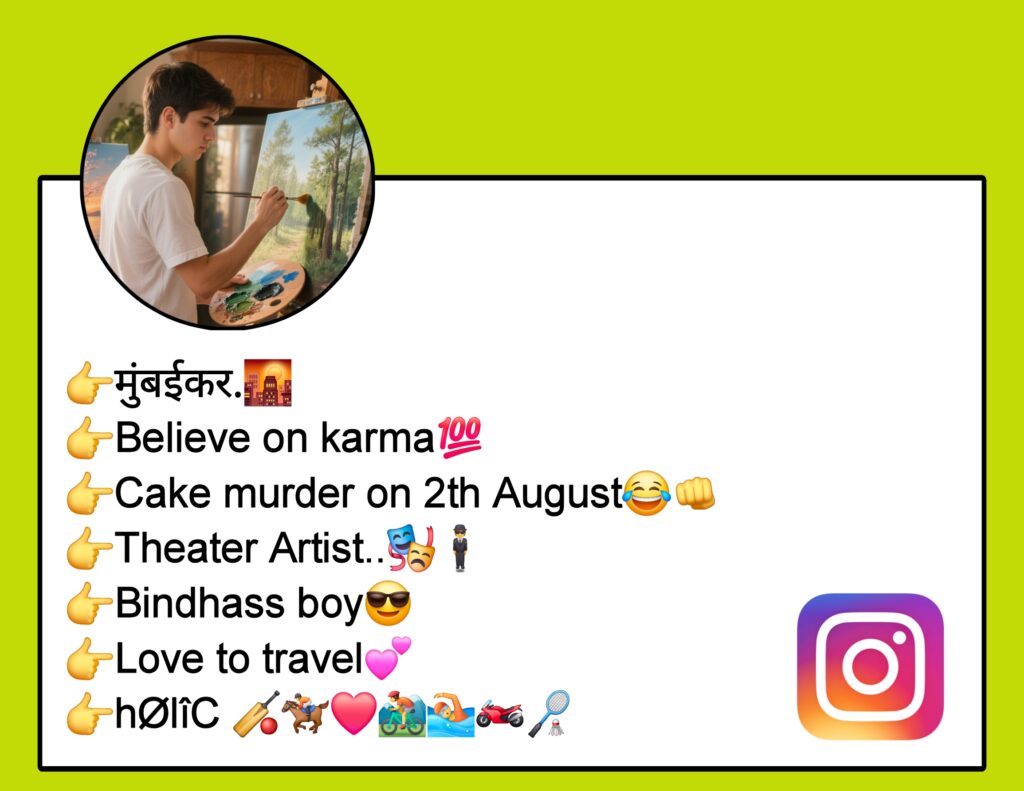 Artist Bio For Instagram