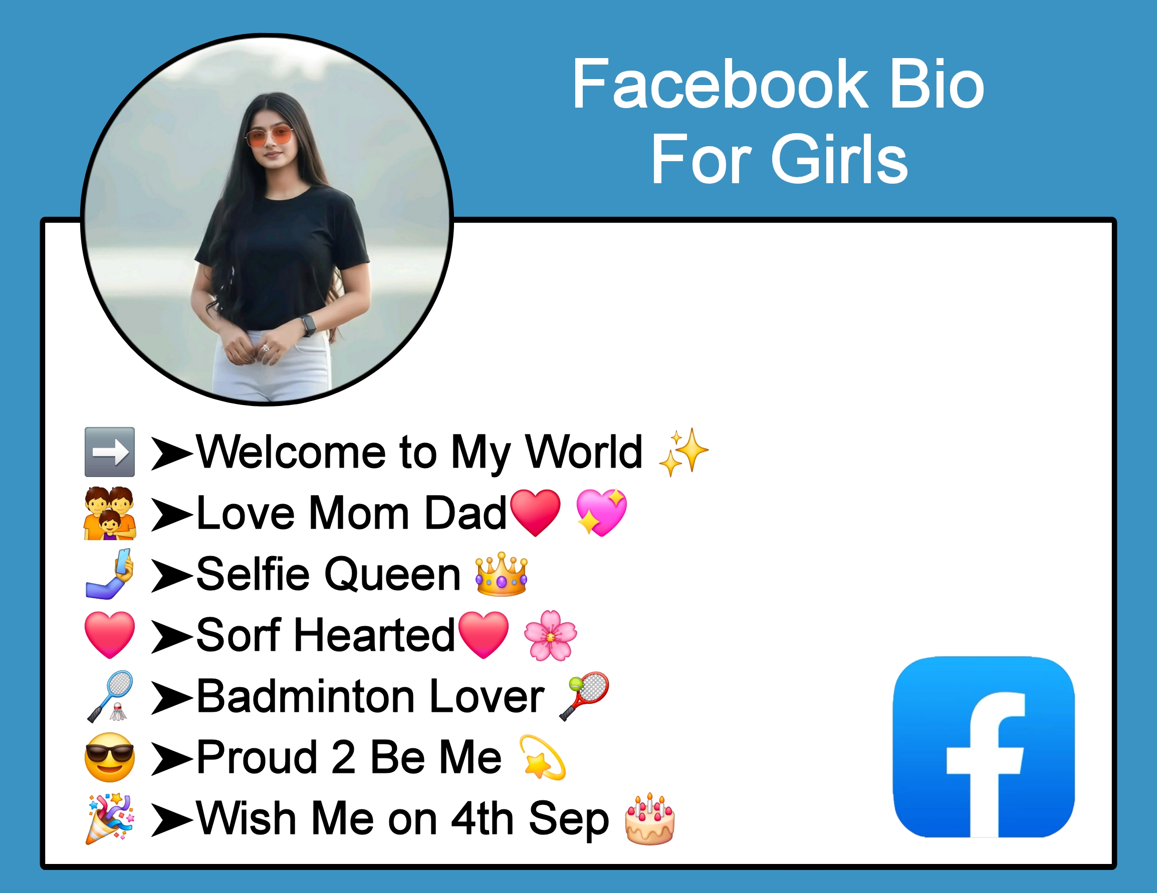 Facebook Bio For Girls