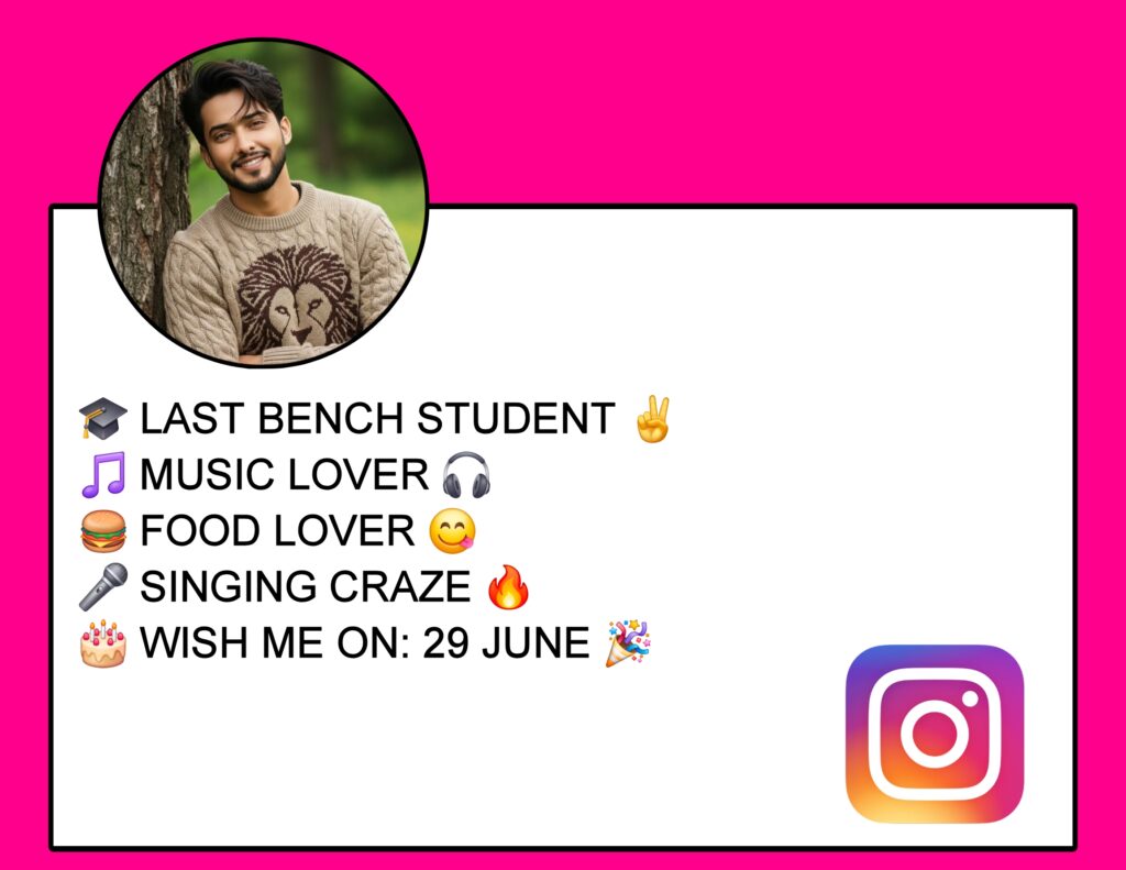 Funny Bio For Instagram With Emoji