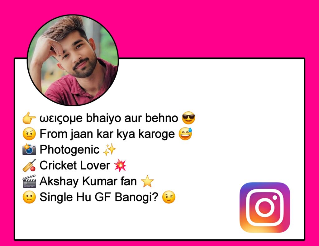 Funny Bio For Instagram For Boy