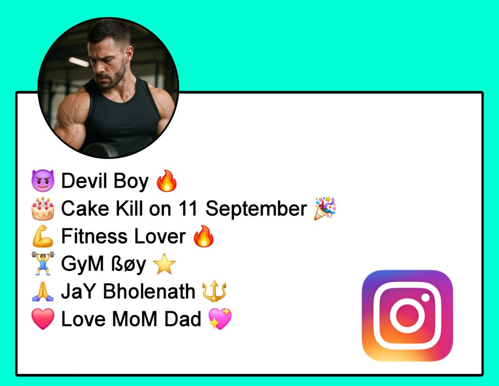 Gym Bio For Instagram For Boy