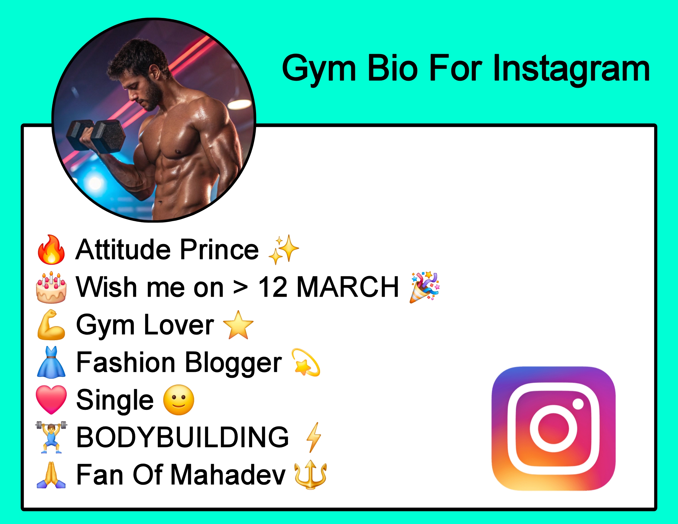 Gym Bio For Instagram