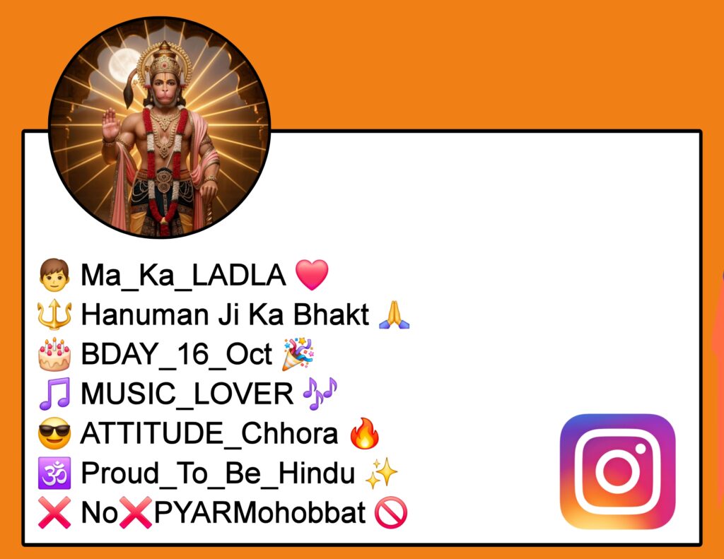 Instagram V.I.P Bio Hanuman Ji