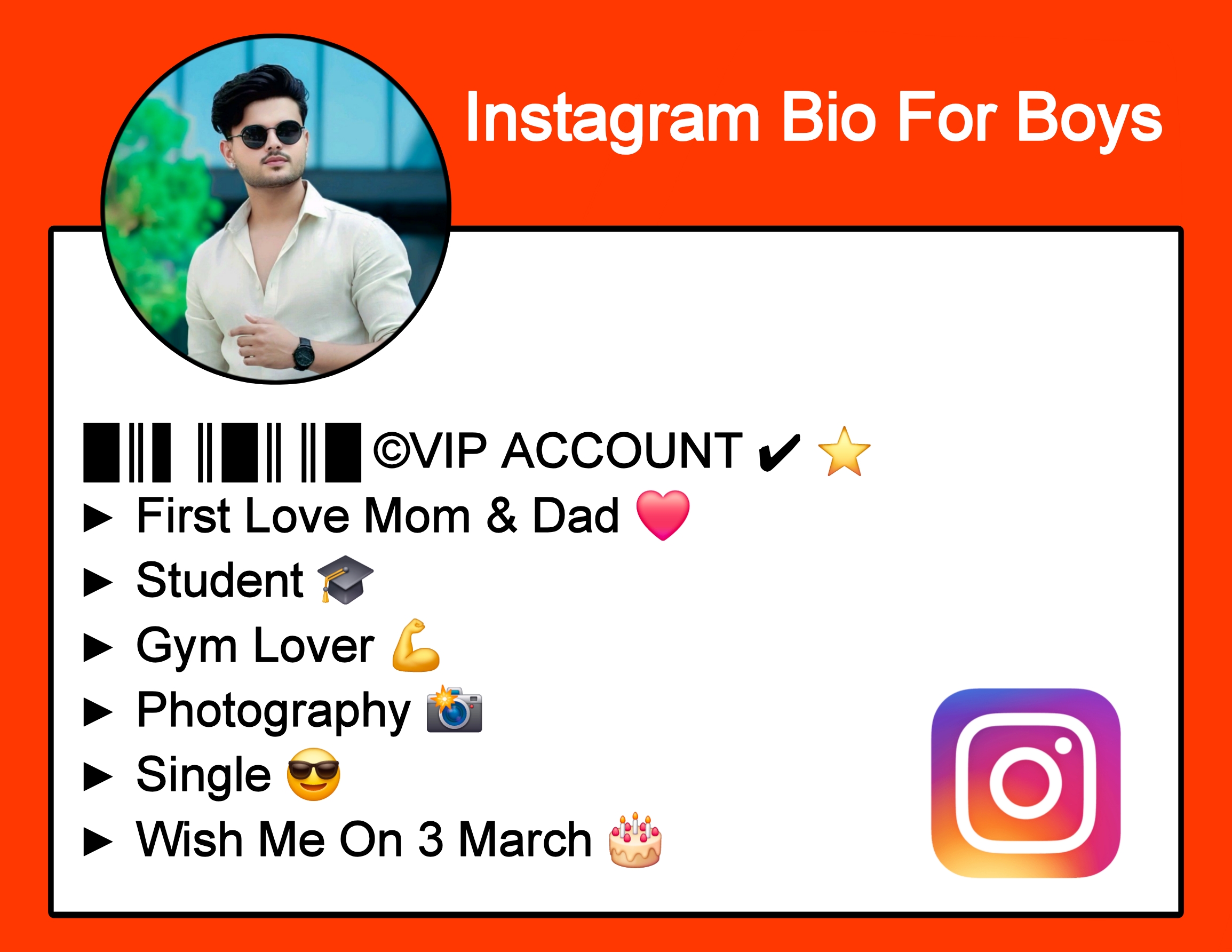 Instagram Bio For Boys