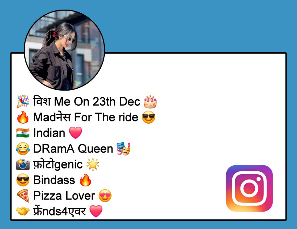 Instagram Bio For Girls Stylish Font