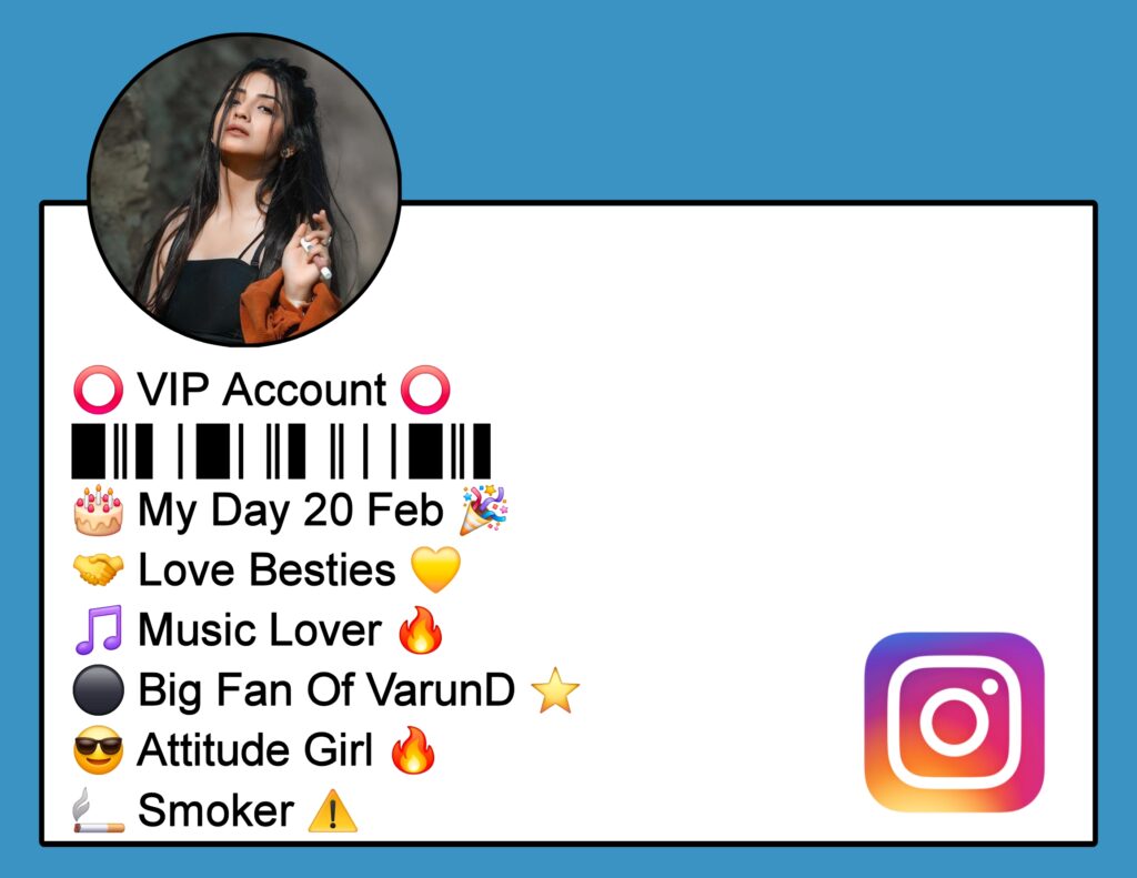 Instagram VIP Bio For Girls