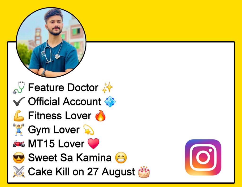 Stylish Instagram Bio For Medical Students
