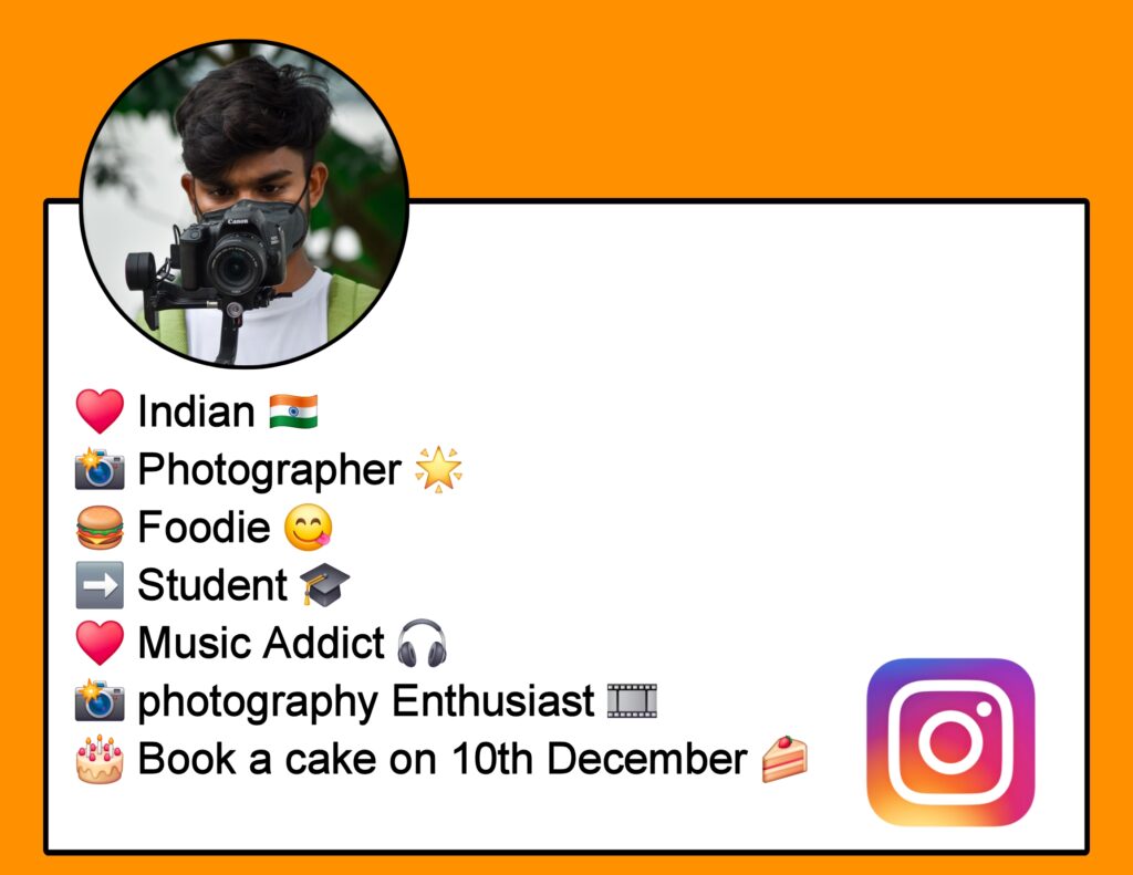Instagram Bio For Photographer Boy