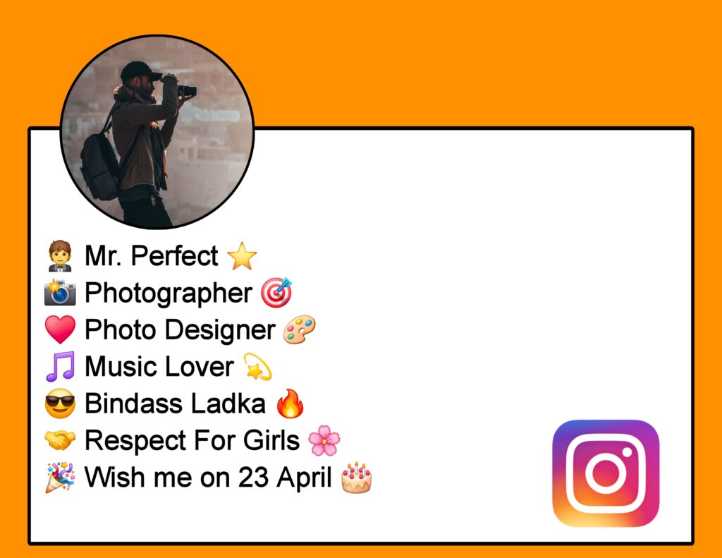Stylish Photography Bio For Instagram
