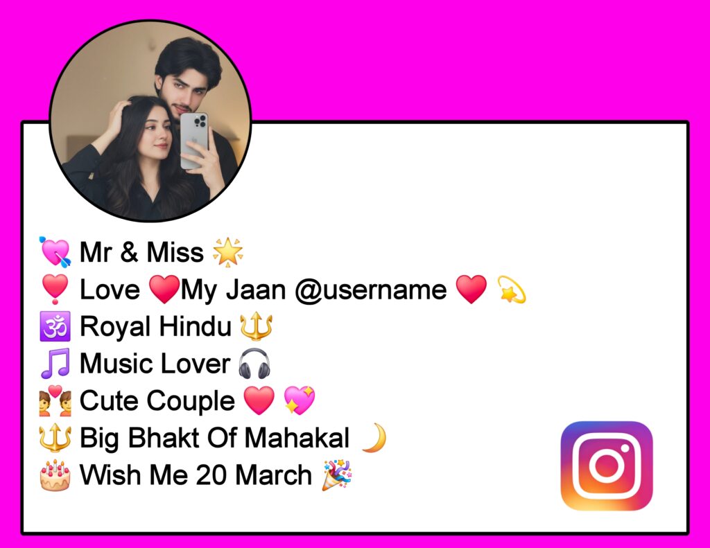 Love Bio For Instagram