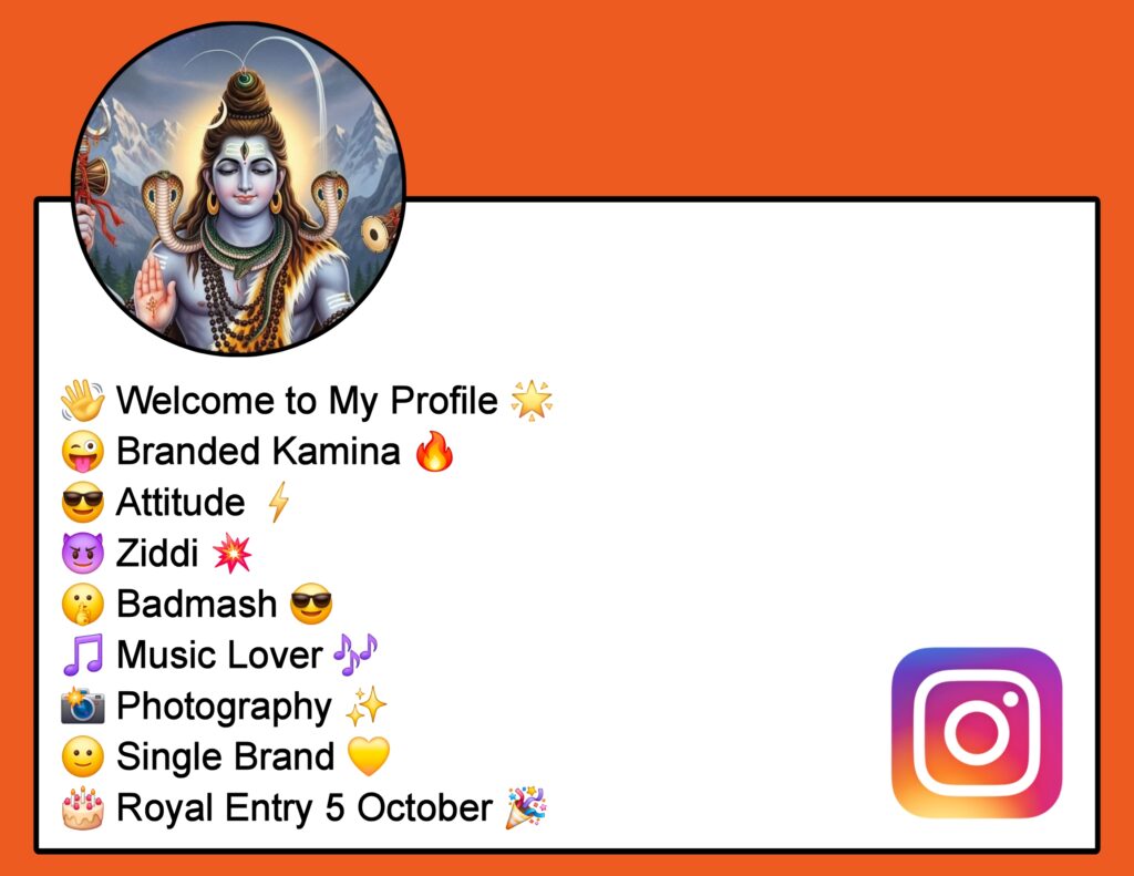 Stylish Instagram Bio Mahakal