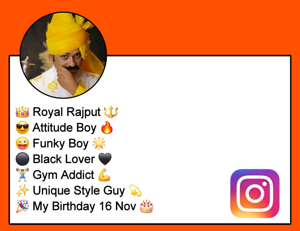 Rajput Bio For Instagram For Boy