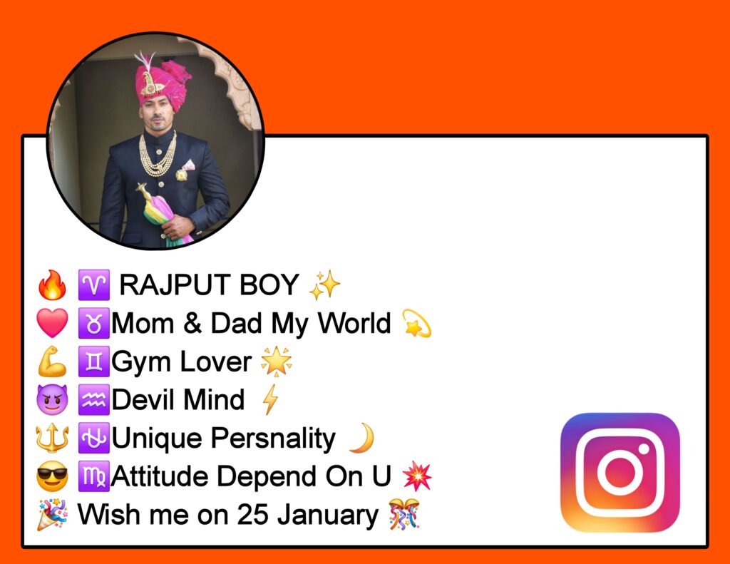 Rajput Bio For Instagram