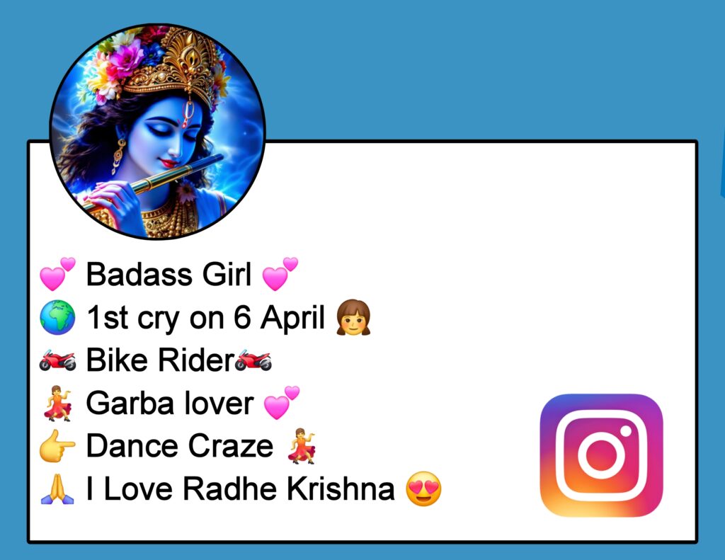 Shree Krishna Bio For Instagram For Girl