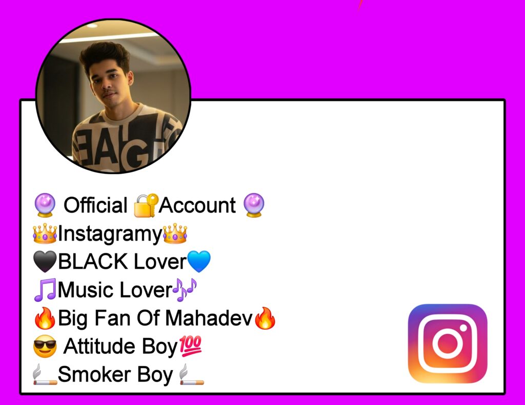 Swag Bio For Instagram For Boy
