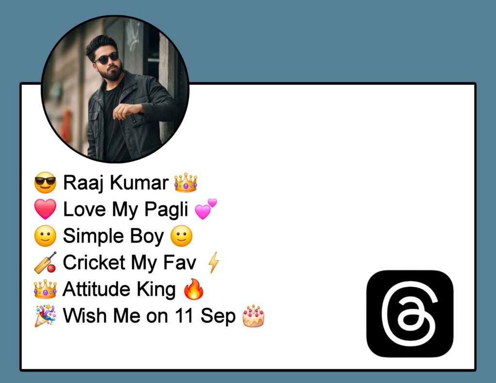 Threads Bio Ideas With Emoji